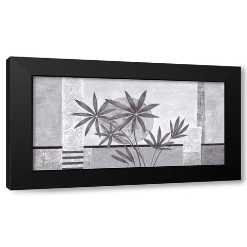Full Moon Black Modern Wood Framed Art Print by Ancilotti, Claudia