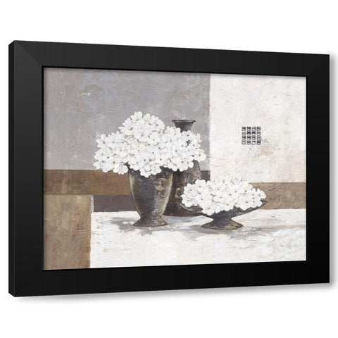 Cristal Pearl Black Modern Wood Framed Art Print with Double Matting by Ancilotti, Claudia