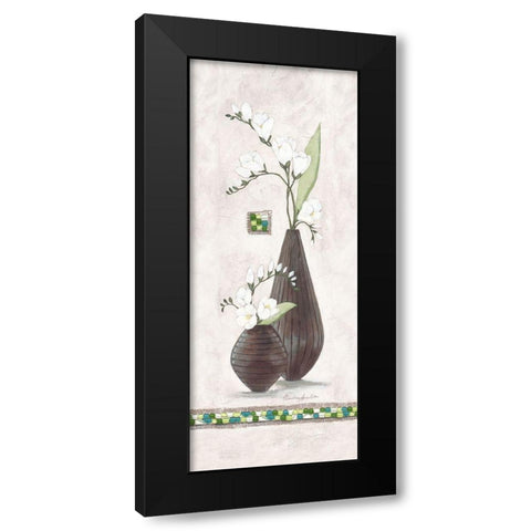 Secret Garden I Black Modern Wood Framed Art Print by Ancilotti, Claudia