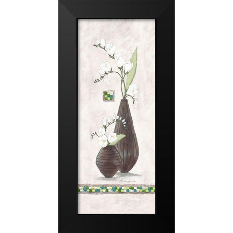 Secret Garden I Black Modern Wood Framed Art Print by Ancilotti, Claudia