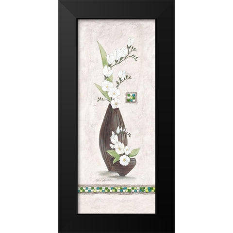 Secret Garden III Black Modern Wood Framed Art Print by Ancilotti, Claudia