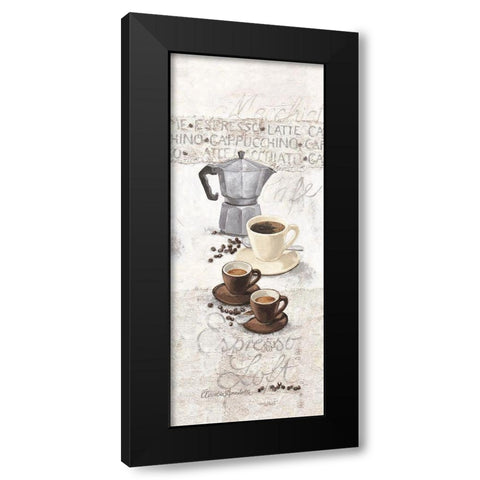Espresso Loft Black Modern Wood Framed Art Print with Double Matting by Ancilotti, Claudia