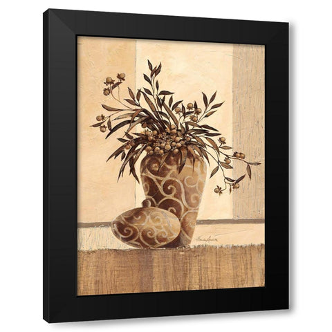 Kairo Black Modern Wood Framed Art Print with Double Matting by Ancilotti, Claudia