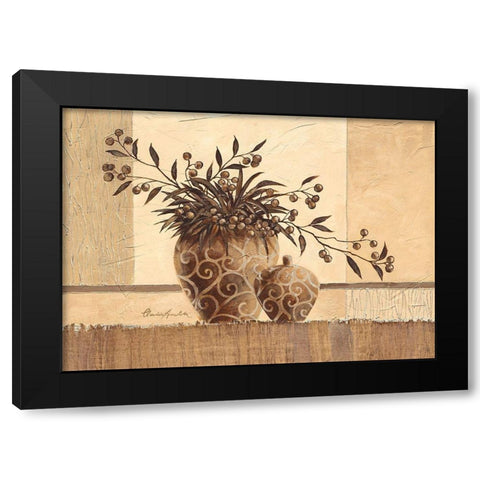 Luxor Black Modern Wood Framed Art Print with Double Matting by Ancilotti, Claudia
