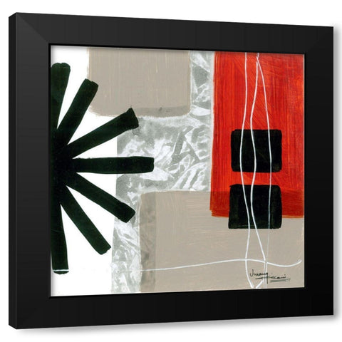 Construction Zone 2 Black Modern Wood Framed Art Print with Double Matting by Kikani, Umang