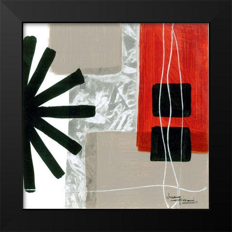 Construction Zone 2 Black Modern Wood Framed Art Print by Kikani, Umang