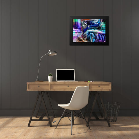 Cuba Black Modern Wood Framed Art Print by Henk van Gog