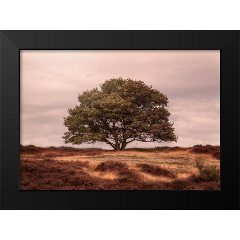 Tree Black Modern Wood Framed Art Print by Henk van Gog