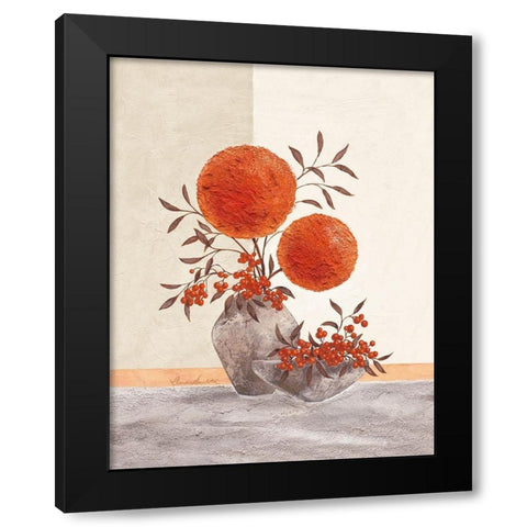 Inspiration Energy Black Modern Wood Framed Art Print with Double Matting by Ancilotti, Claudia