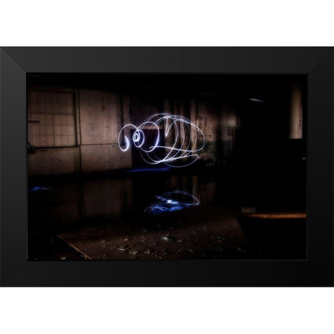 Radiance Black Modern Wood Framed Art Print by Carlier, Dick