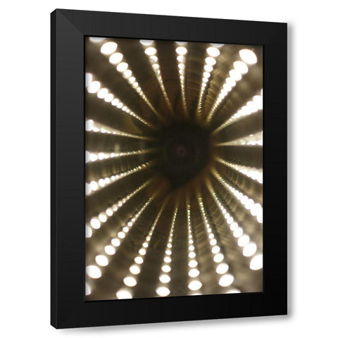 Lights I Black Modern Wood Framed Art Print by Carlier, Dick