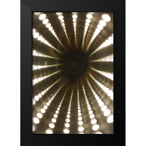 Lights I Black Modern Wood Framed Art Print by Carlier, Dick