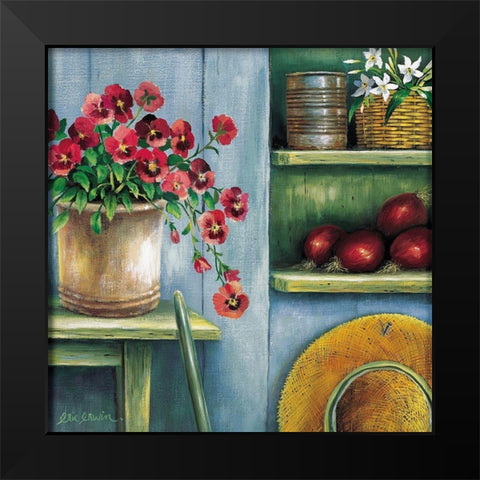 Garden Expression II Black Modern Wood Framed Art Print by Erwin, Eric