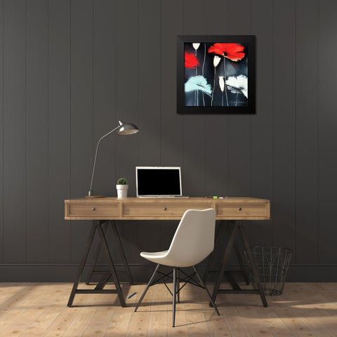 Flamenco II Black Modern Wood Framed Art Print by Robertson, Marilyn