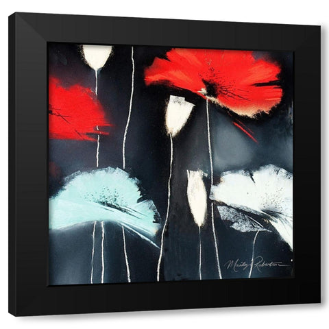 Flamenco II Black Modern Wood Framed Art Print with Double Matting by Robertson, Marilyn