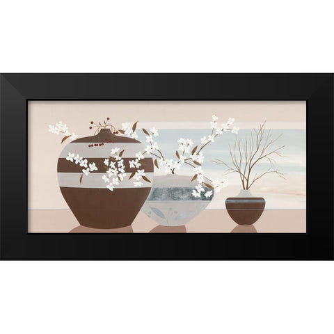 VIew From A Window I Black Modern Wood Framed Art Print by Sedalia, David