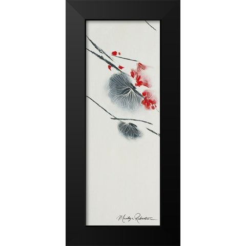 Black Orchid III Black Modern Wood Framed Art Print by Robertson, Marilyn