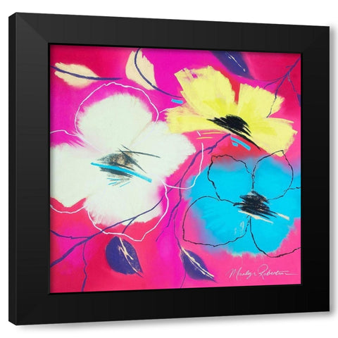 Bright Idea Black Modern Wood Framed Art Print by Robertson, Marilyn