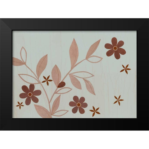 A Bronze Summers Day I Black Modern Wood Framed Art Print by Design Show