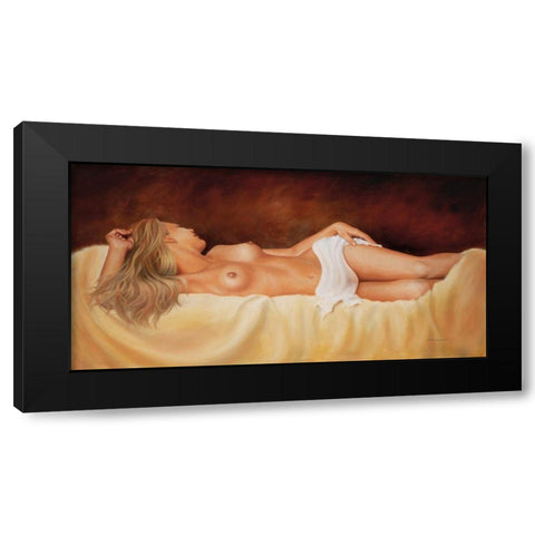 SWEET DREAMS I Black Modern Wood Framed Art Print by Worswick, Peter