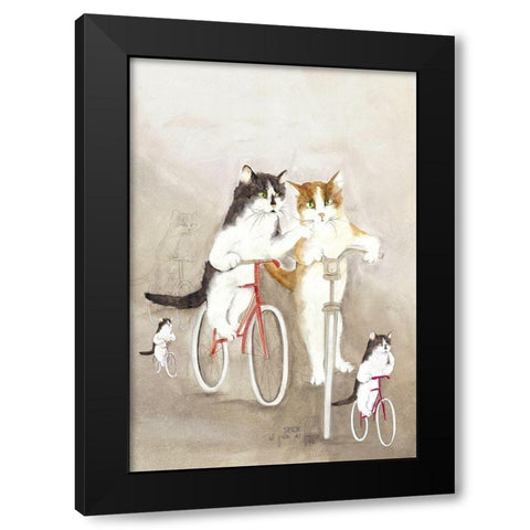 COPERTINA I Black Modern Wood Framed Art Print by Moser, Dede