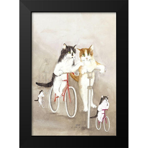 COPERTINA I Black Modern Wood Framed Art Print by Moser, Dede