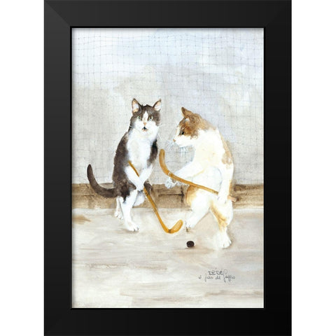 COPERTINA II Black Modern Wood Framed Art Print by Moser, Dede