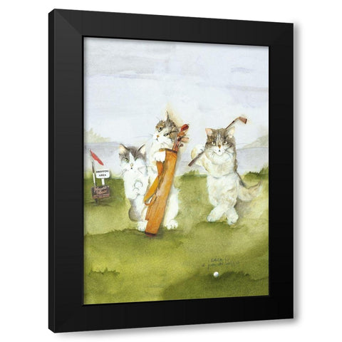 COPERTINA III Black Modern Wood Framed Art Print by Moser, Dede