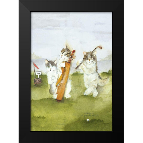 COPERTINA III Black Modern Wood Framed Art Print by Moser, Dede