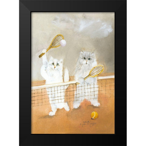 LUGLIO Black Modern Wood Framed Art Print by Moser, Dede