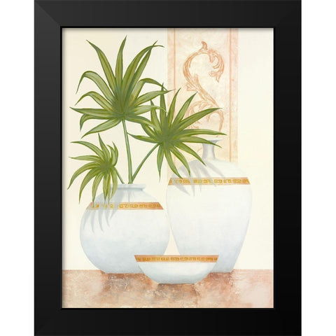 Sheer Elegance I Black Modern Wood Framed Art Print by Sedalia, David