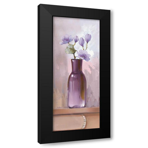 Lilac Kitchen I Black Modern Wood Framed Art Print by Babichev
