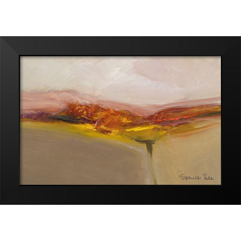 HEAVEN AND EARTH I Black Modern Wood Framed Art Print by Lee, Spencer