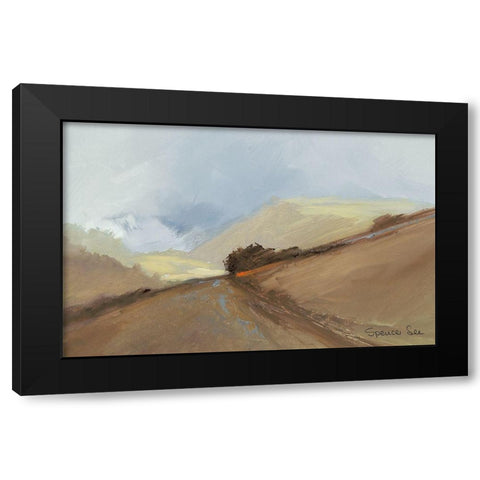 HEAVEN AND EARTH II Black Modern Wood Framed Art Print by Lee, Spencer