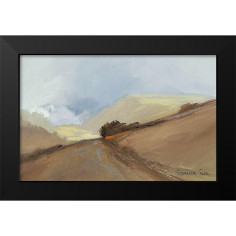 HEAVEN AND EARTH II Black Modern Wood Framed Art Print by Lee, Spencer