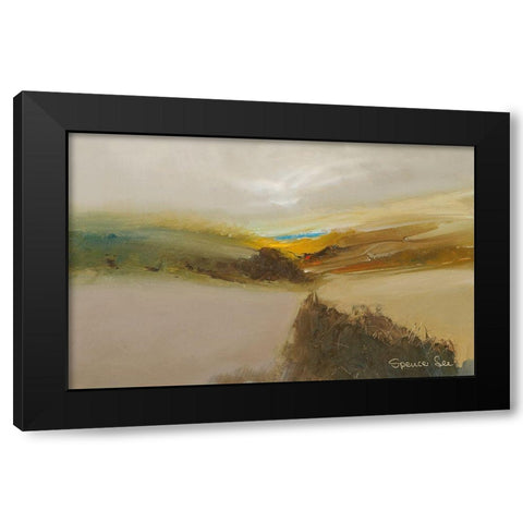 HEAVEN AND EARTH III Black Modern Wood Framed Art Print by Lee, Spencer