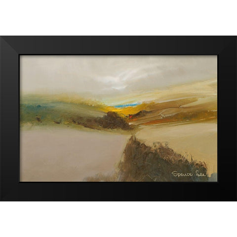 HEAVEN AND EARTH III Black Modern Wood Framed Art Print by Lee, Spencer