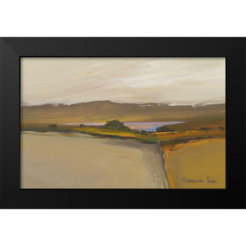 HEAVEN AND EARTH IV Black Modern Wood Framed Art Print by Lee, Spencer