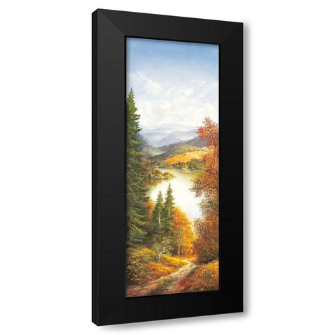 MIDDAY SKY II Black Modern Wood Framed Art Print with Double Matting by Glassl, Helmut