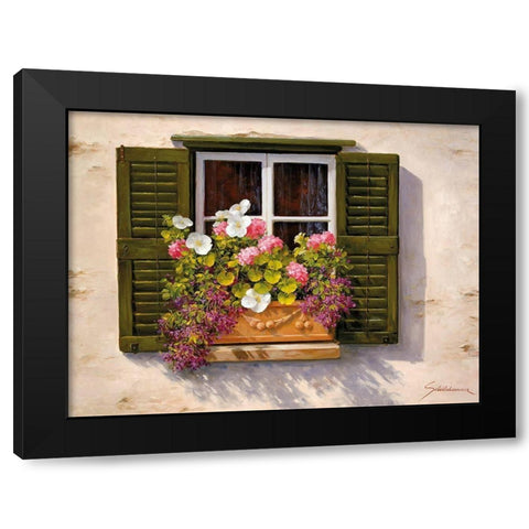 WONDERFUL VIEW II Black Modern Wood Framed Art Print by Schoelnhammer, Heinz