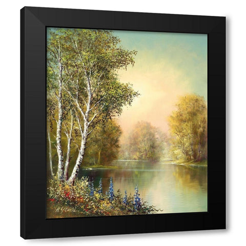 JOSEPHS FAVOURITE I Black Modern Wood Framed Art Print by Glassl, Helmut