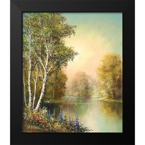 JOSEPHS FAVOURITE I Black Modern Wood Framed Art Print by Glassl, Helmut