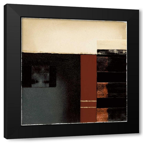 Moccha Black Modern Wood Framed Art Print with Double Matting by Carter, Brad