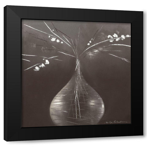VENETIAN II Black Modern Wood Framed Art Print with Double Matting by Robertson, Marilyn