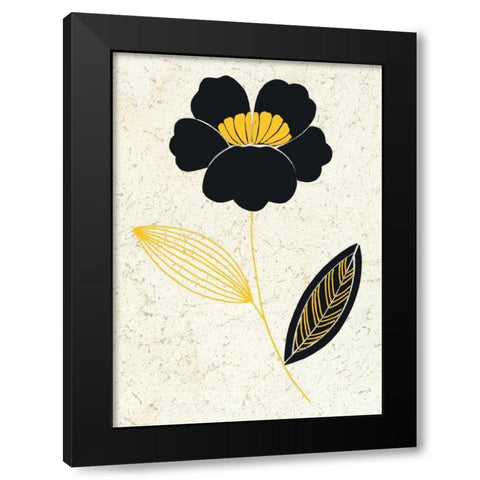 Champagne Supernova I Black Modern Wood Framed Art Print with Double Matting by Design Show