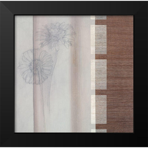 Odeur I Black Modern Wood Framed Art Print by Verbeek-Van Den Broek