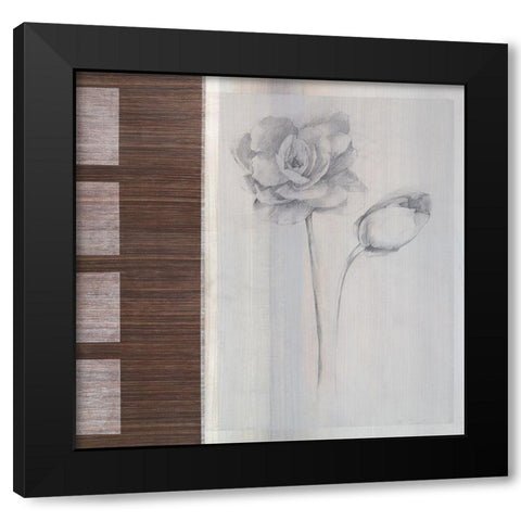 Odeur II Black Modern Wood Framed Art Print with Double Matting by Verbeek-Van Den Broek
