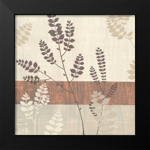 On The Breeze II Black Modern Wood Framed Art Print by Design Show