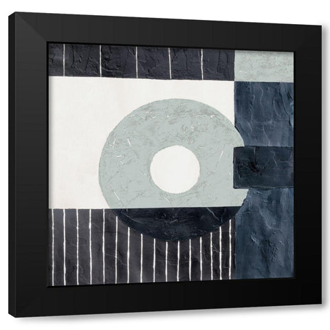 Life Saver II Black Modern Wood Framed Art Print by Jones, Daniel