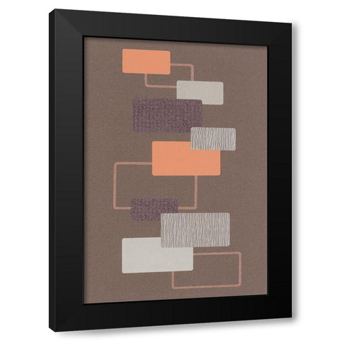 EQUILIBRIUM I Black Modern Wood Framed Art Print by Design Show